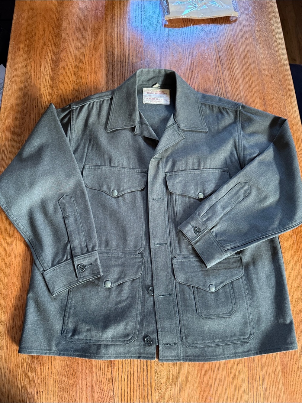 Vintage Filson Forestry Cloth Cruiser Wool Jacket Men’s 50’s era